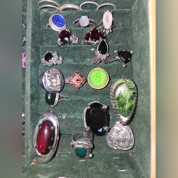 BMJ Bloodmilk EPJ Evil Pawn Jewelry Vintage Sterling Rings - Picture 4 of 5